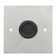 thumbnail image 1 of Placa de cubierta de tomacorriente en blanco de acero inoxidable, placas de pared decorativas, cubiertas eléctricas con tornillos para interruptores y tomacorrientes no utilizados, 1 of 6
