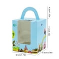 thumbnail image 3 of Coofit Cupcake Box Portable Individual 20PCS Cupcake Carrier Cake Carrier Container, 3 of 8