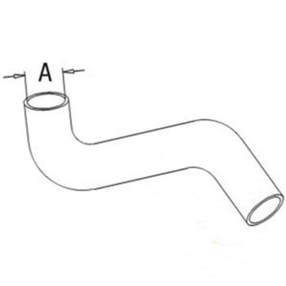 Radiator Hose - Lower fits Massey Ferguson 165 512058M1