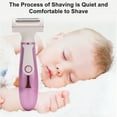 thumbnail image 7 of Zacro  Electric Shaver for Women, 4 in 1 USB Rechargeable Electric Razor for Women Cordless Shaver Painless Hair Remover Epilator for Bikini Line, Nose Hair, Eyebrow, Arm, Leg, 7 of 7