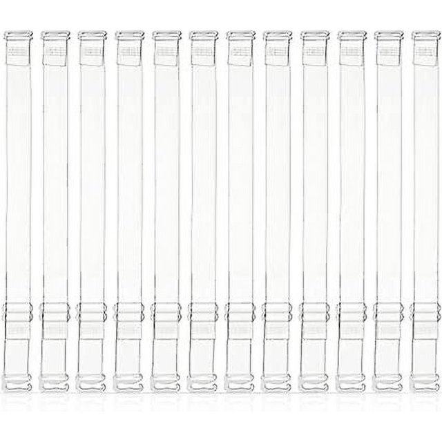 Tirantes de sujetador de 15 mm transparentes, invisibles, de repuesto, antideslizantes, para sujetadores sin tirantes