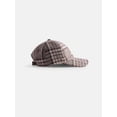 thumbnail image 2 of Free Assembly Women's Plaid Baseball Cap, Brown, 2 of 3