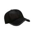 thumbnail image 4 of Gorra de béisbol, gorra de béisbol con visera para el sol, ajustable, ligera, para exteriores, de verano. Negro, 4 of 9