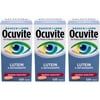 3 Pack - Bausch & Lomb Ocuvite Eye Vitamin & Mineral Supplement with Lutein 120 Ea