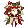 thumbnail image 5 of Clearance! Festive Quilted Christmas Door Hanging DIY Sewing Kit, Christmas Quilted Bow DIY Kit with Fabric, Batting, Thread, Templates & Instructions, Hanging Decor Kit for Door Wall Display, #13, 5 of 6