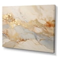 thumbnail image 2 of Designart "Artistic Beige And Gold Glacier Stone I" Abstract Shapes Canvas Art Print, 2 of 7
