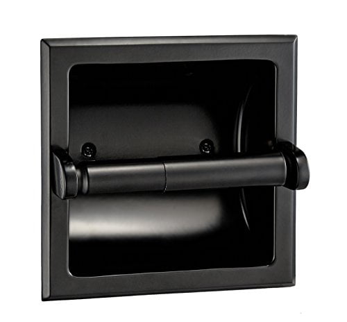 Designers Impressions Matte Black Recessed Toilet Tissue Paper Holder   7e3c707b 1f82 463f 9e23 D11ac97ed661 1.bd62c7205ce94cf63517c0d932eb98a7 