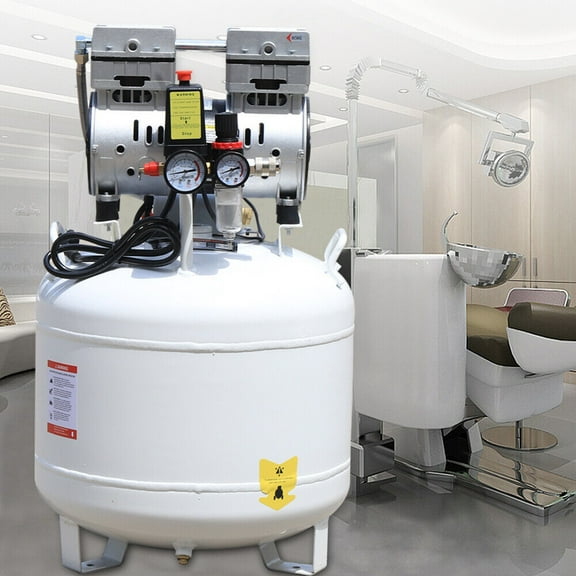SHZICMY Dental Medical Air Compressor Silent Air Compressor Oilless 115PSI 0.75KW 110V