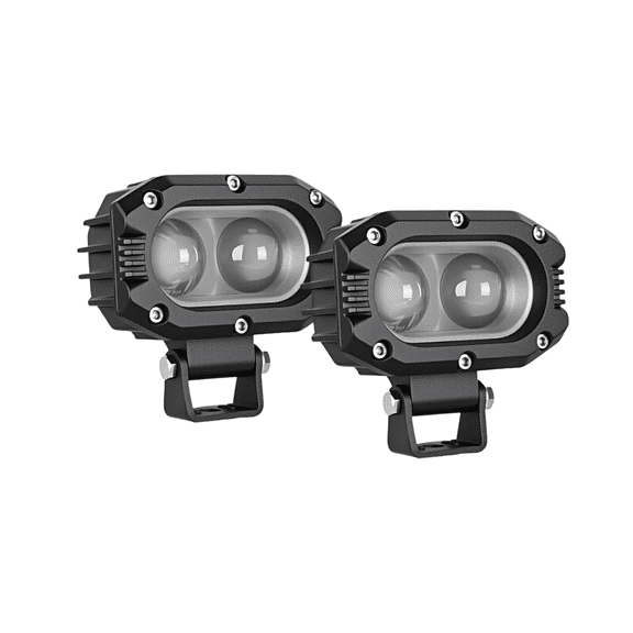 Nilight 2PCS 4 Inch LED Pod Lights, 48W White Spot Beam Auxiliary Driving Lamps, IP67 Weatherproof Off-Road Lights for Truck ATV UTV Motorcycle Boat