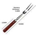 thumbnail image 1 of Barbecue Forks Beef Barbecue Tools Barbecue Accessories Stainless Steel Portable Outdoor Barbecue Camping Cooking Forks, 1 of 6