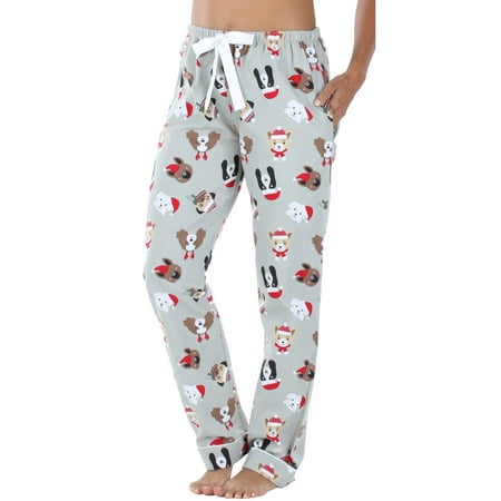 

PajamaMania Women s Cotton Flannel Pajama PJ Pants with Pockets
