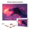 thumbnail image 6 of Sikiie Mystical Dragon Under Moon Puzzle, Jigsaw Puzzles, Jigsaw Puzzles 1000 Pieces, Custom Jigsaw Puzzle for Adults (29.5×19.7in, Horizontal), 6 of 9