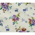 thumbnail image 4 of oneOone Cotton Flex Fabric Watercolor Leaves & Flower Floral Fabric Prints By Yard 40 Inch Wide, 4 of 4
