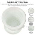 thumbnail image 3 of Soimiss 1Set White Double Layer Breathable Flowerpot with Root Control for Indoor Gardening, 3 of 8