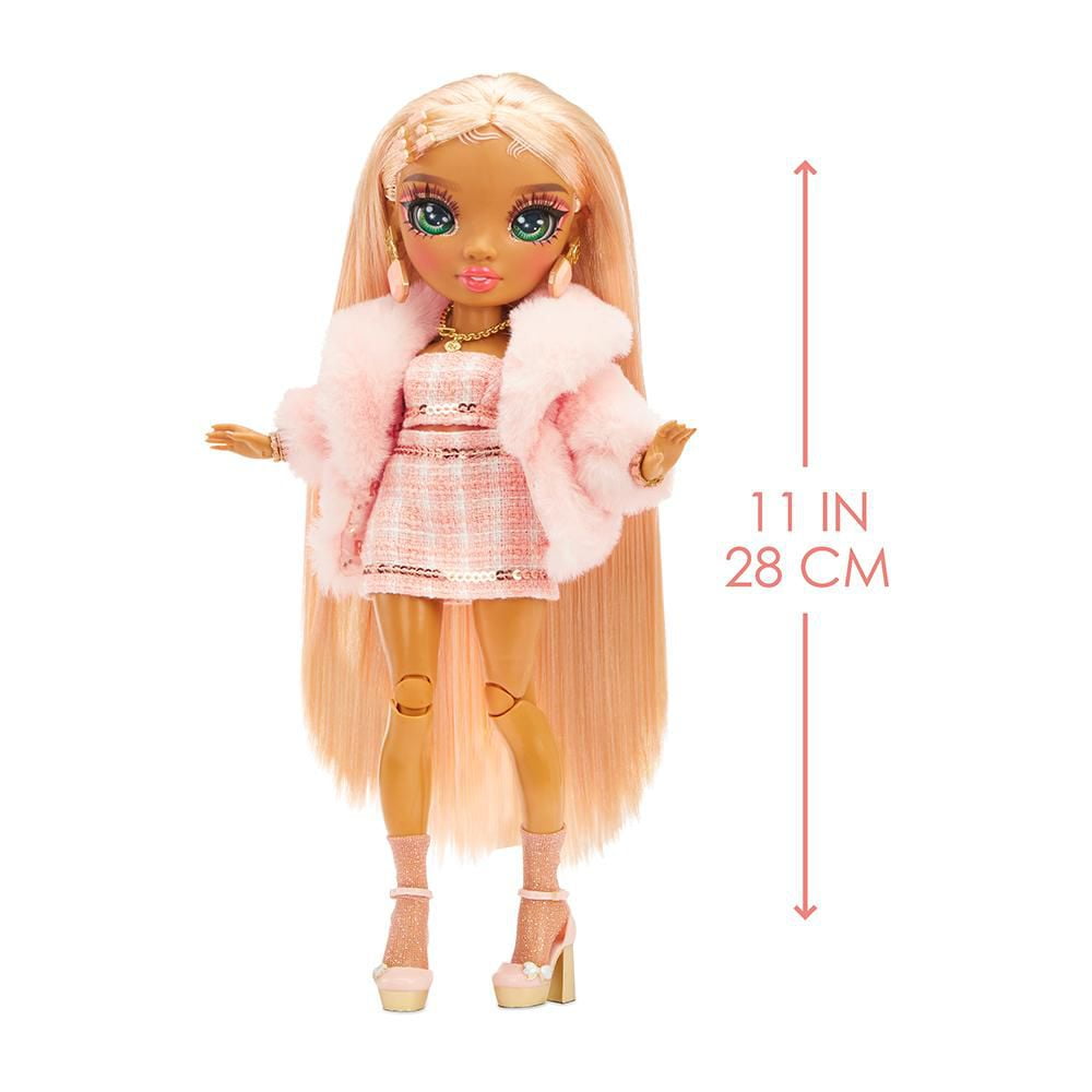 Rainbow Vision Rainbow High Rainbow Divas – Poupée-mannequin Sabrina St. Cloud (rose-quartz rose)