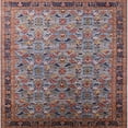 thumbnail image 1 of Ahgly Company Machine Washable Indoor Square Industrial Modern Dark Goldray Area Rugs, 3' Square, 1 of 7
