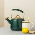 thumbnail image 6 of Thyme & Table Stainless Steel 1.8L Stovetop Tea Kettle - Hunter Green, 6 of 10