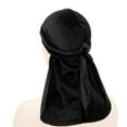 thumbnail image 4 of Power Waves Durag, Long Tail Satin Elastic Hat Velvet Hip Hop Durag, Premium Satin Deluxe Durags for Men, Breathable Premium Fabric, One Size Fits All, Durable & Versatile For All Hair Types, 4 of 4