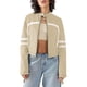 thumbnail image 1 of Chaqueta Saodimallsu de piel sintética para mujer con cremallera y cuello alto, 1 of 6