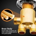 thumbnail image 2 of Vett Bathtub Faucet and Bath Mixer with Hot/Cold Water Control and Leaf Handle, 2 of 2