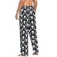 thumbnail image 6 of Abstract Skeleton Skull joogoo Men's Pajama Pants Cotton Long Sleepwear Lounge Pants M, 6 of 7