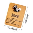 thumbnail image 4 of Viflosae Giftcard Small Gifts 2026 Horse Year Resin Pocket Card Festival Employee Appreciation Encouragement Gift Card, 4 of 7