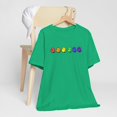 thumbnail image 4 of Rainbow Ghost Tee, Halloween Shirt, Unisex Graphic T-Shirt, Spooky Apparel, 4 of 6