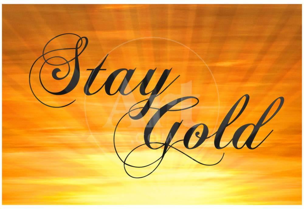 Stay Gold Ponyboy Poster 19x13 Sold by