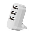 thumbnail image 4 of Hub USB 2,0 de alta velocidad, accesorio de conexión profesional, dispositivo adaptador divisor de ordenador de tamaño pequeño, conectores Juegos de teclado y mouse para computadora Blanco, 4 of 6