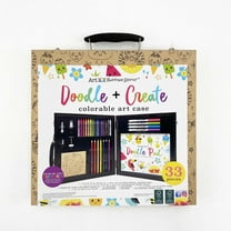 Art 101 Budding Artist 33 Piece Doodle and Create Colorable Art Set
