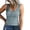 Blue, variant on Babysbule Womens Summer Tops Clearance Women Casual Tanks Sleeveless Buttons Slimming Solid Pullover Vest Blouse Tops