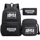 thumbnail image 2 of Conjunto de tres mochilas estampadas para hombres y mujeres para estudiantes adolescentes en los Estados Unidos, 2 of 6