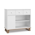thumbnail image 3 of Stork Craft USA Engineered Wood Nursery Changing Table Dresser - Driftwood/White, 3 of 9