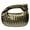 Bronze, variant on Gomayee Knoted Woven Handbag for Women Fashion Designer Ladies Hobo Bag Bucket Purse Faux Leather.Off-White