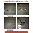 thumbnail image 7 of Solar Wall Lights Outdoor, 48 Led Motion Sensor Wall Light, Waterproof Solar Powered Security Light for Garage Yard Patio with Adjustable Bracket, 7 of 7