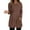Coffee, variant on Wdgfv Breathable Women's Pullover Women's Knitted Pullover Sweater Long Sleeve Top With Ribbed Design And Pocket For Year Round Wear And Various Occasions