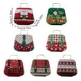 thumbnail image 3 of Set of 5 Christmas Candy Tins with Handle Handheld Party Favor Storage Boxes, 3 of 21