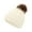 White, variant on Baby Winter Hat Knit Warm Pom Pom Baby Beanie Hat Infant Newborn Baby Hats Beanies for Boys Girls White&Grey&khaki&Pink 2-8 Years