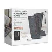Sharper Image® Powerboost™ Boots, Air Compression with 5 Modes & 5 Intensity Levels, Size S/M