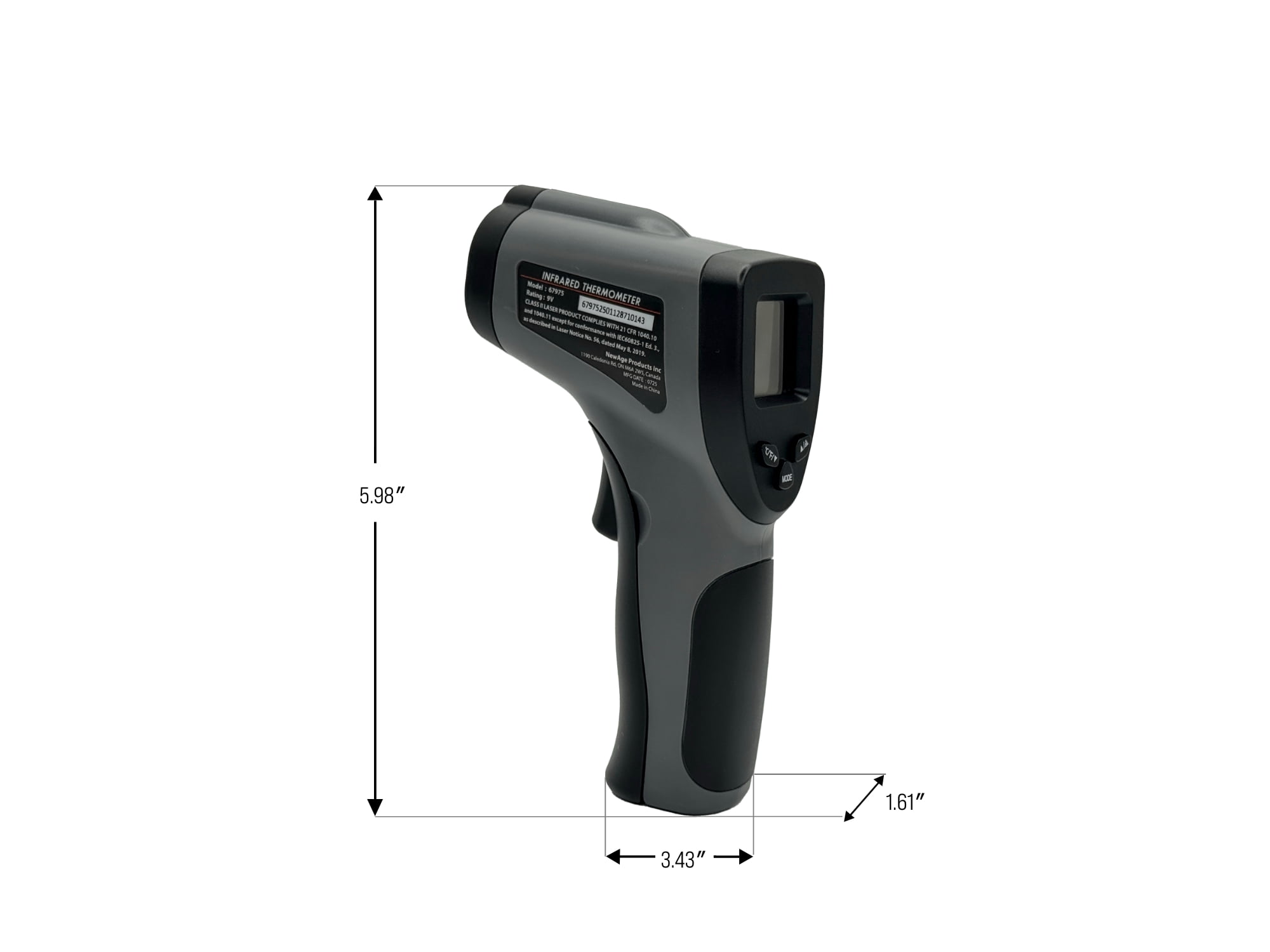 NewAge Products Infrared Thermometer Gun