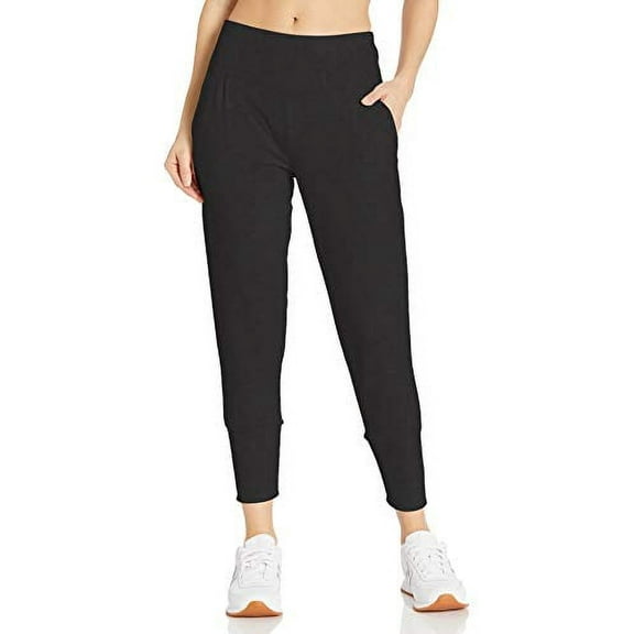 Danskin Women's Slim Tapered Jogger Rich Black, X-Small