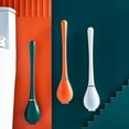 thumbnail image 2 of Juego de portaescobillas de baño de silicona, cepillo de limpieza de inodoro montado en la pared, 2 of 4