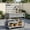 Gray, variant on Sailvan 41.7" Patio Kitchen Island with Stainless Steel Sink,Rolling Outdoor Grill Prep Table,Solid Wood Garden Potting Bench, Gray