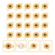 thumbnail image 4 of 20pcs aleación margarita flor en forma colgantes collar haciendo colgante llavero colgante, 4 of 5