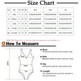 thumbnail image 3 of Women Swimwear Beachwear One-shoulder Solid Hollow 1 Piece Bikini Swimsuit Bathing Suit Party Beach Up to 65% off, 3 of 6