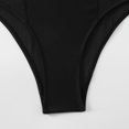 thumbnail image 6 of Uaswgudfs Women's One-Piece Swimsuit with Side Panel Detailing and Form-Flattering Silhouette, Crafted from Smooth Stretch Fabric Black L, 6 of 9