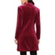thumbnail image 3 of ABRIGO DE MUJER INSPIRE CHIC Terciopelo Solapa Doble Botonadura Manga Larga Abrigos de Invierno S Burdeos, 3 of 6