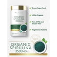 thumbnail image 4 of Organic Spirulina Tablets 3500mg | 500 Count | Non-GMO & Gluten Free | by Carlyle, 4 of 7