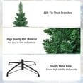 thumbnail image 4 of Favory 5FT Pencil Christmas Tree Slim Xmas Tree Unlit Skinny Artificial Christmas Tree with Foldable Metal Stand PVC Material Leaves,Green, 4 of 7