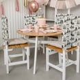 thumbnail image 4 of Vintage Farmhouse Ocean Dining Chair Back Cover Only, Country Nautical Grey Sea Ships Castles Map Set of 6 Chair Back Covers, Removable Washable for Dining Room, Banquet & Holiday Decoration, 4 of 9